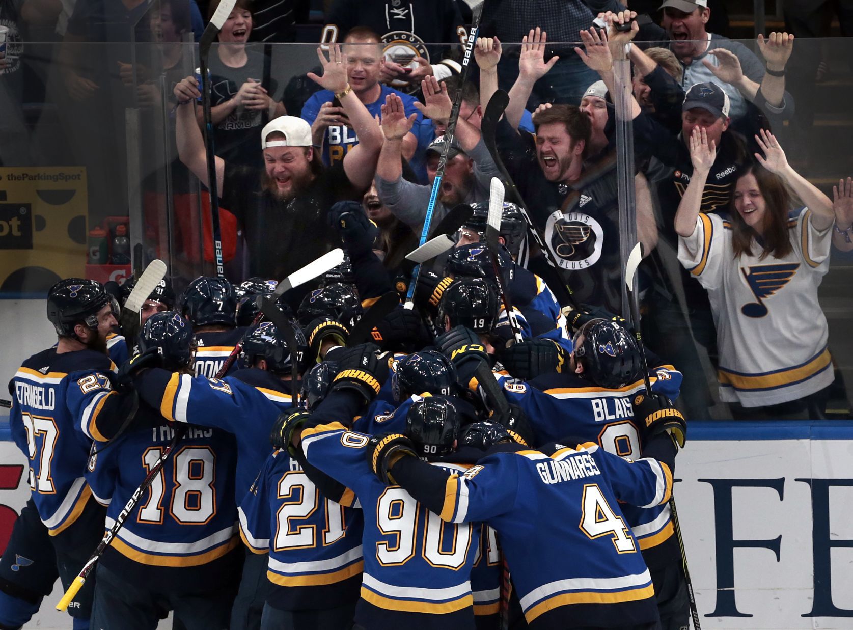 Blues, Stars in deciding Game 7